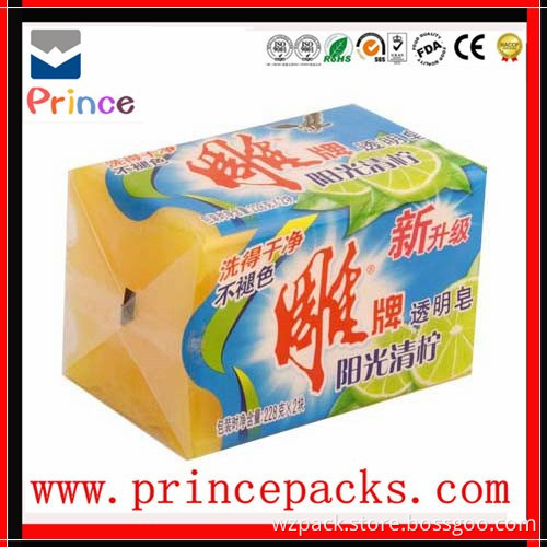 custom plastic bag packaging soap